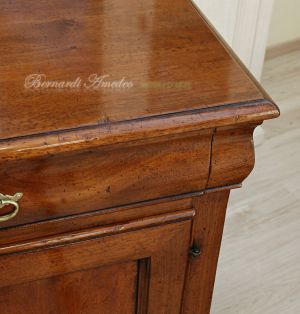 110cm classic style sideboard in solid walnut wood